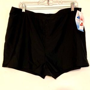 Swimsuits for All Boy Shorts black Swim Bottoms